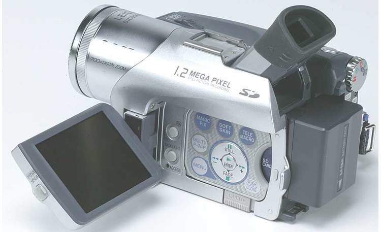 Panasonic PV-GS120 3-CCD Mini DV digital camcorder at Crutchfield