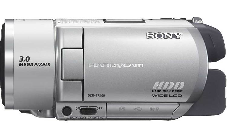 Sony DCR-SR100 30GB hard drive camcorder at Crutchfield
