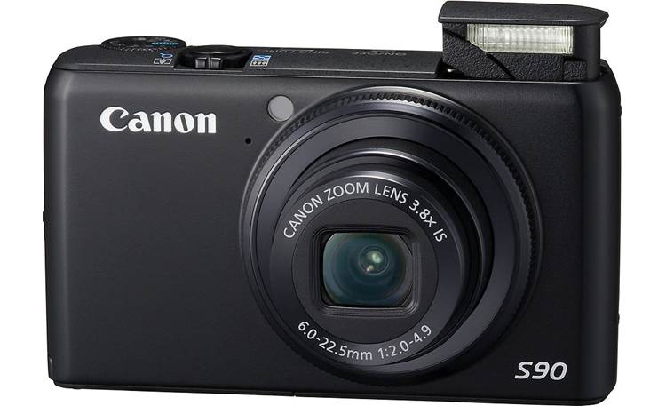 Canon PowerShot S90 10-megapixel digital camera with 3.8X optical