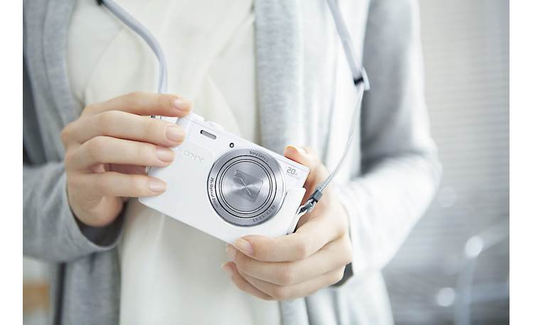 Sony Cyber-shot® DSC-WX350 (White) 18-megapixel digital camera