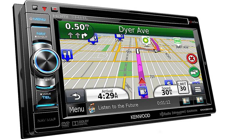 Kenwood Excelon DNX691HD Navigation receiver at Crutchfield