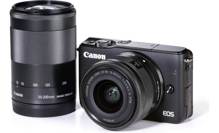 Canon EOS M10 Two Lens Kit 18-megapixel mirrorless camera with 15