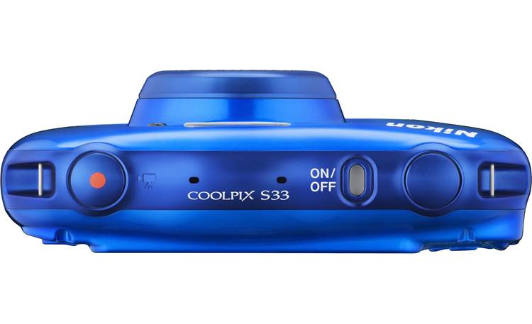 Nikon Coolpix S33 (Blue) 13.2-megapixel waterproof/shockproof