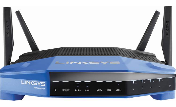 Linksys WRT3200ACM Dual-band AC3200 Wi-Fi 5 router at Crutchfield