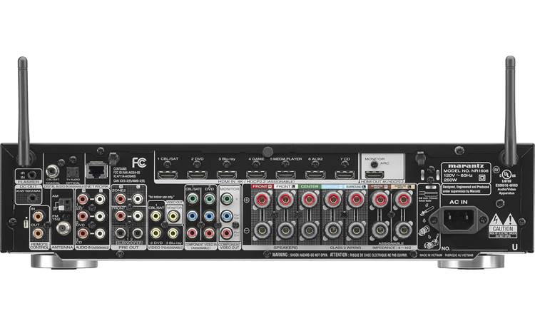 Marantz NR1608 7.2-channel home theater receiver with Wi-Fi
