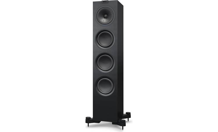 KEF Q550 ブラック ペア スパイクベース、サランネット付属 KEF KEF