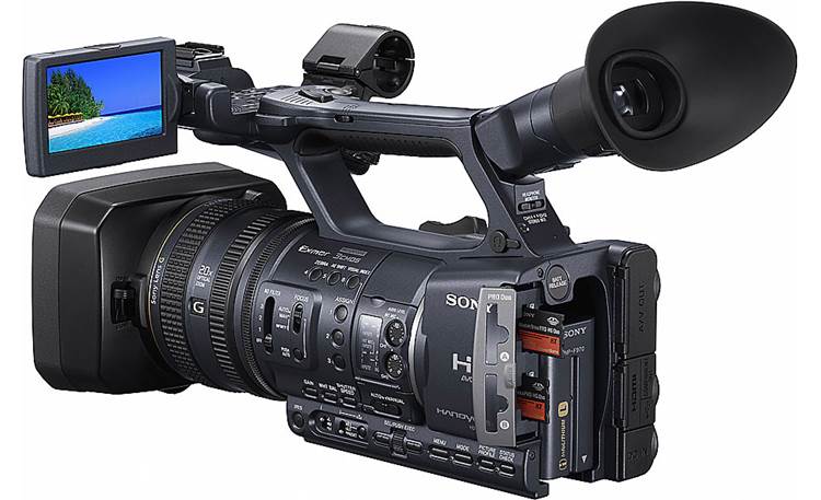 Sony HDR-AX2000 Handycam® Professional HD camcorder at Crutchfield
