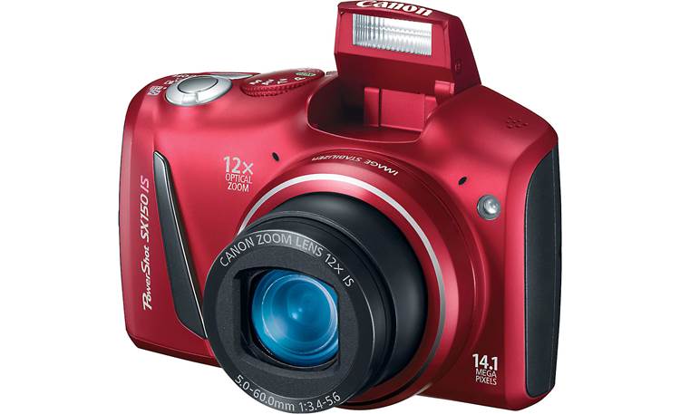 Canon PowerShot SX150 IS (Red) 14.1-megapixel digital camera 12X