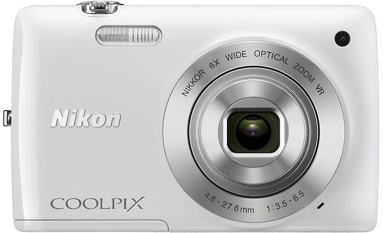 Nikon Coolpix S4300 (White) 16-megapixel digital camera with 6X