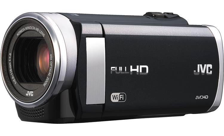 JVC Everio GZ-EX250 HD camcorder with Wi-Fi® functions and 16GB on