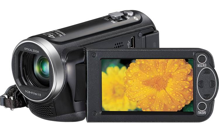 Panasonic HC-V100M HD camcorder with 16GB of flash memory at