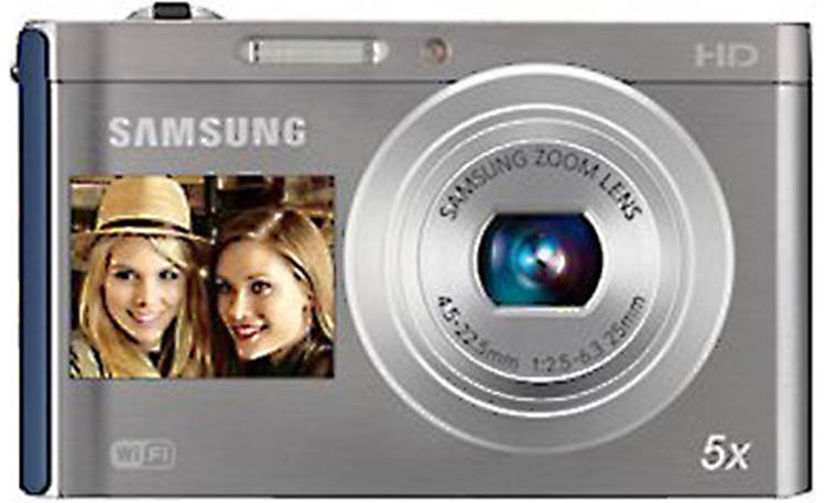 Samsung DV300F (Silver/Blue) Dual-view compact camera with Wi-Fi