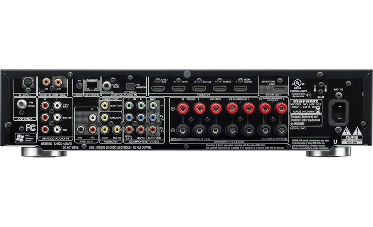 Marantz NR1603 7.1-channel home theater receiver with Apple