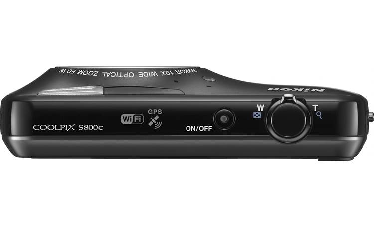 Nikon Coolpix S800c (Black) 16-megapixel digital camera with 10X