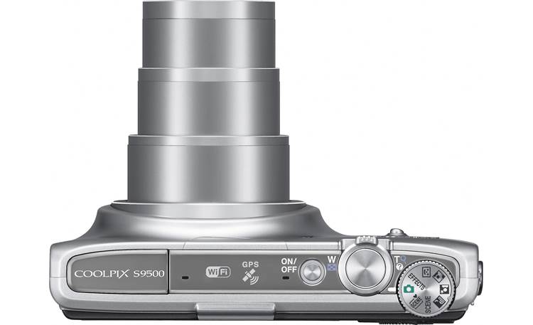 Nikon Coolpix S9500 (Silver) 18.1-megapixel digital camera with