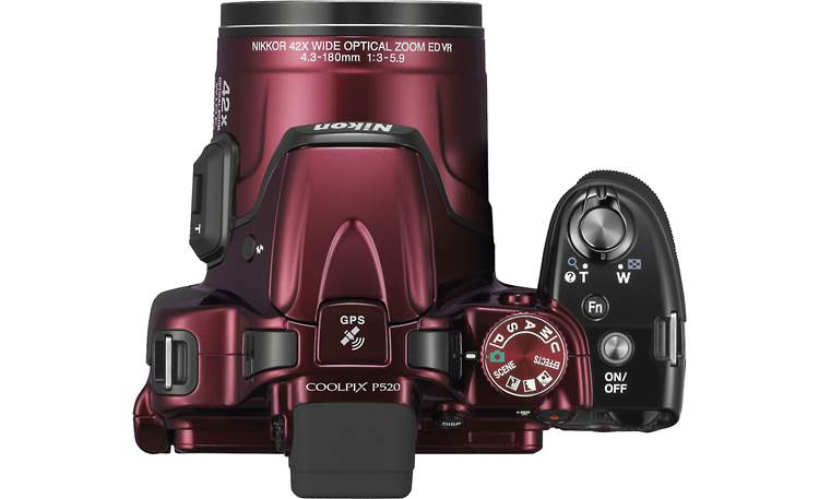 Nikon Coolpix P520 (Red) 18.1-megapixel digital camera with 42X