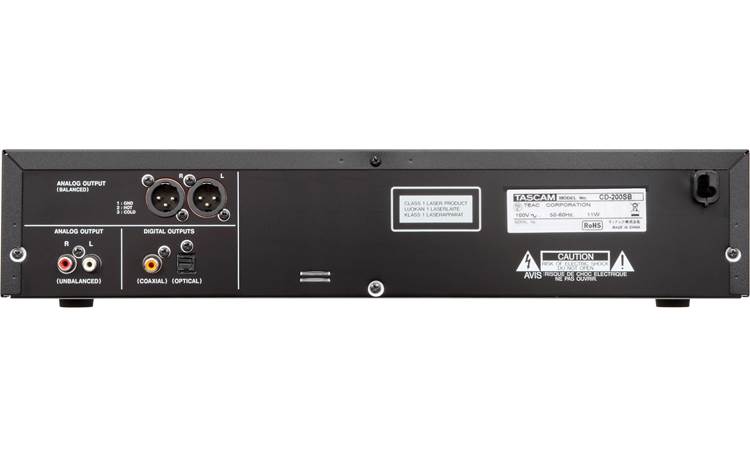 Tascam CD-200SB Rack-mountable CD player with SD/SDHC card and USB