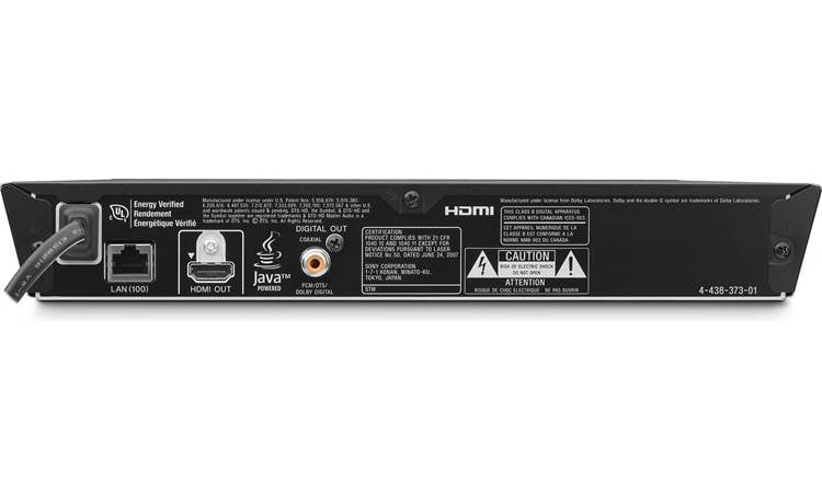 Sony BDP-S1100 Blu-ray player with networking at Crutchfield