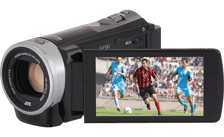 JVC Everio GZ-EX355 40X optical zoom HD camcorder with Wi-Fi® and