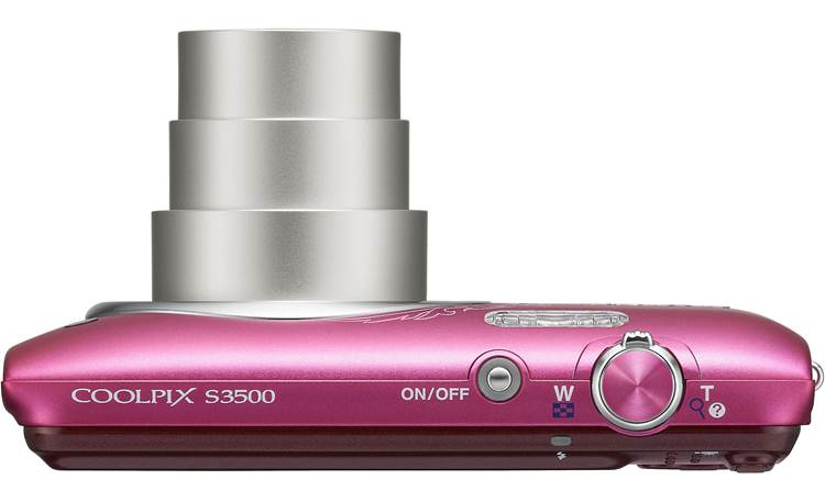 Nikon Coolpix S3500 (Pink) 20.1-megapixel digital camera with 7X