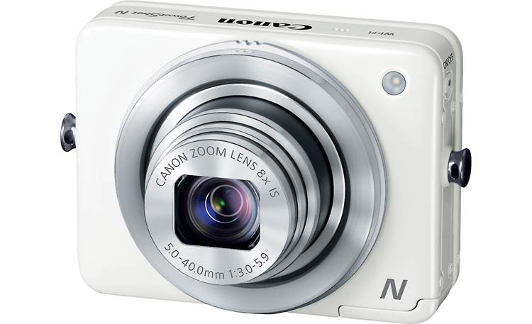 Canon PowerShot N (White) 12-megapixel digital camera with 8X
