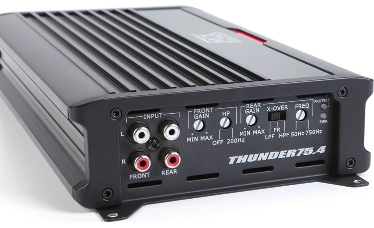 MTX THUNDER75.4 4-channel car amplifier — 75 watts RMS x 4 at