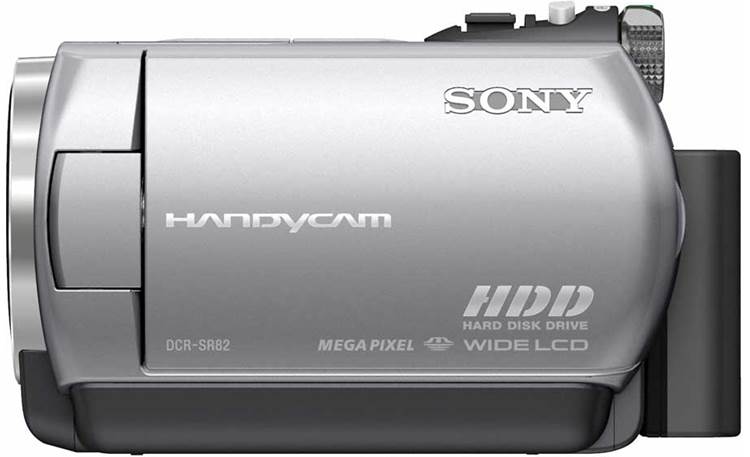 Sony DCR-SR82 60-gigabyte hard drive camcorder at Crutchfield