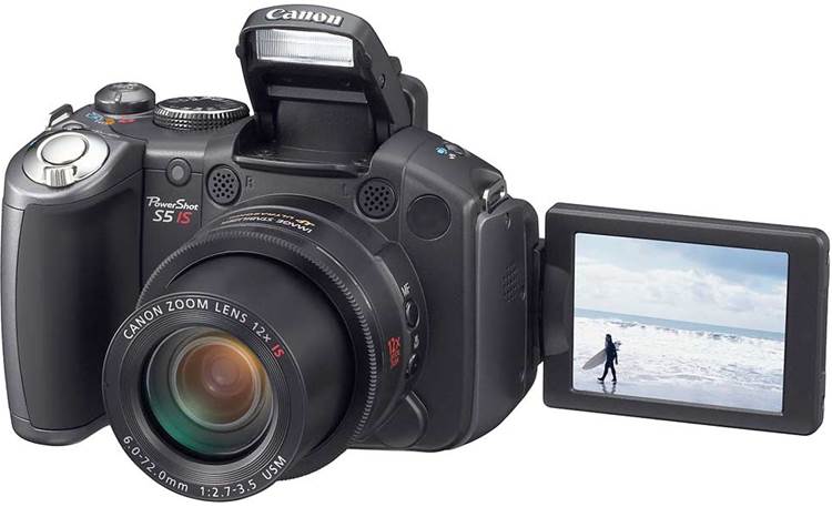 Canon PowerShot S5 IS 8-megapixel digital camera with 12X optical