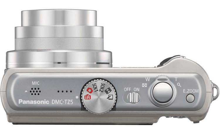 Panasonic Lumix DMC-TZ5 (Silver) 9-megapixel digital camera with