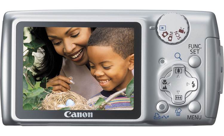 Canon PowerShot A470 (Red) 7.1-megapixel digital camera with 3.4X