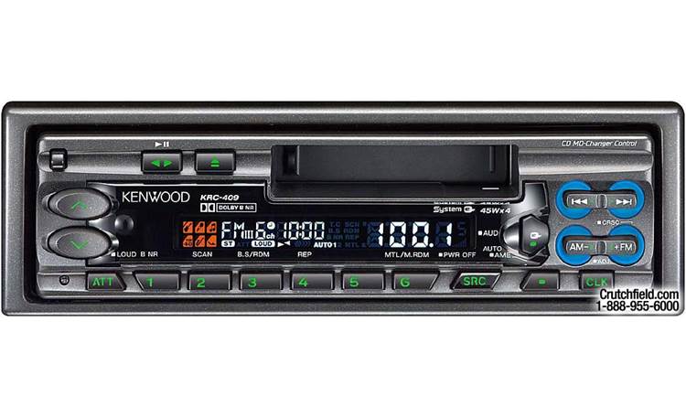 Kenwood KRC-409 Cassette receiver with CD/MD changer controls at
