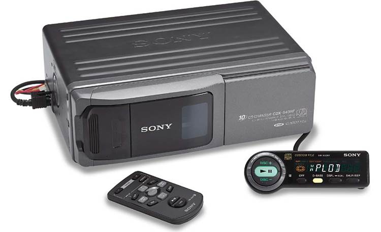 Sony CDX-540RF 10-disc Add-on FM CD Changer at Crutchfield