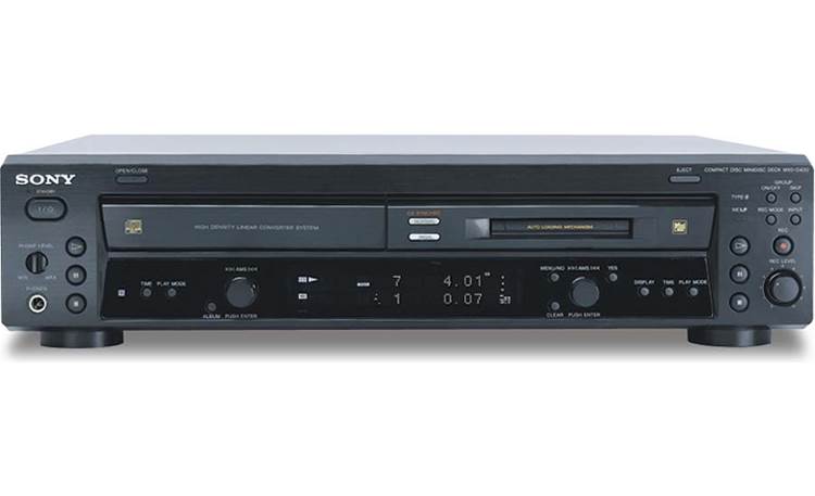 Sony MXD-D400 CD player/MD recorder at Crutchfield