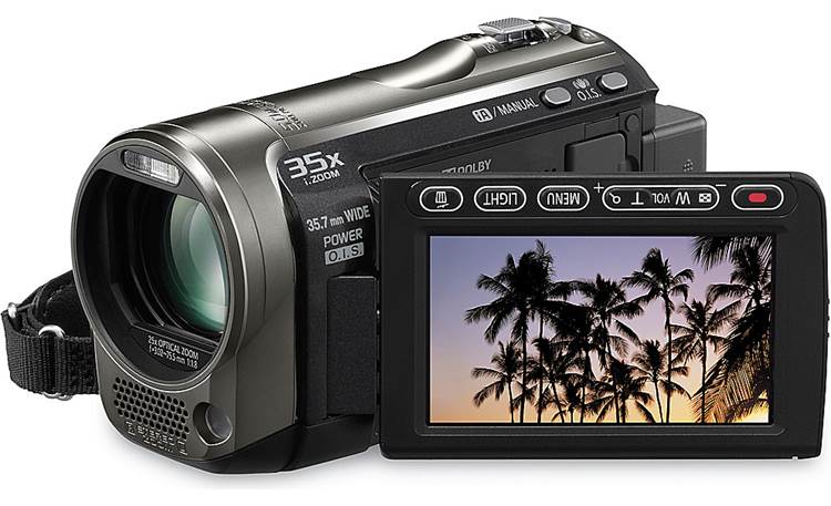 Panasonic HDC-TM55 HD camcorder with 25X optical zoom and 8GB