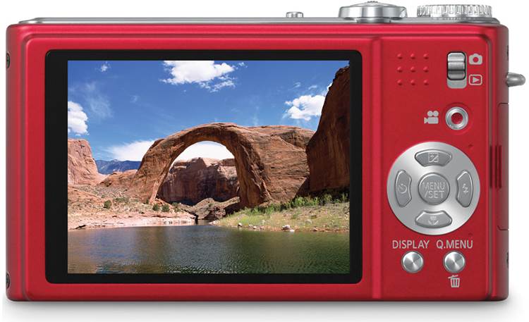 Panasonic Lumix DMC-ZR3 (Red) 14.1-megapixel digital camera with