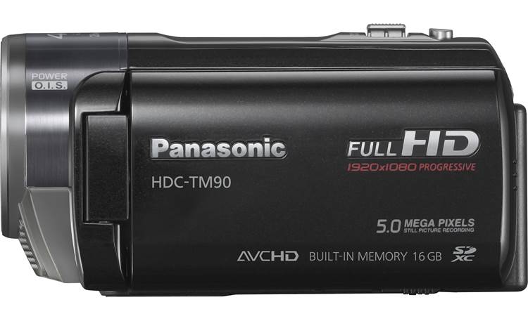 Panasonic HDC-TM90 HD camcorder with 16GB flash memory, 3D-ready