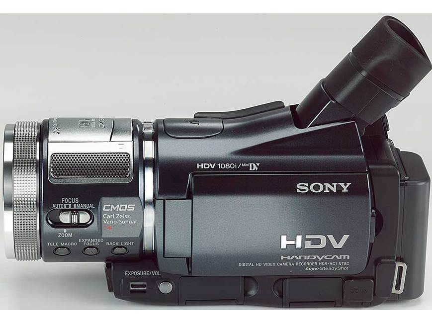 Sony HDR-HC1 High-definition digital camcorder at Crutchfield