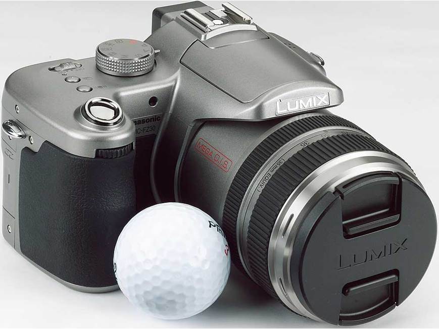 Panasonic DMC-FZ30 (Black) 8-megapixel digital camera with 12X