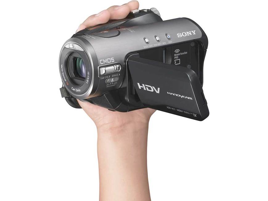 Sony HDR-HC3 High-definition Mini DV digital camcorder at Crutchfield