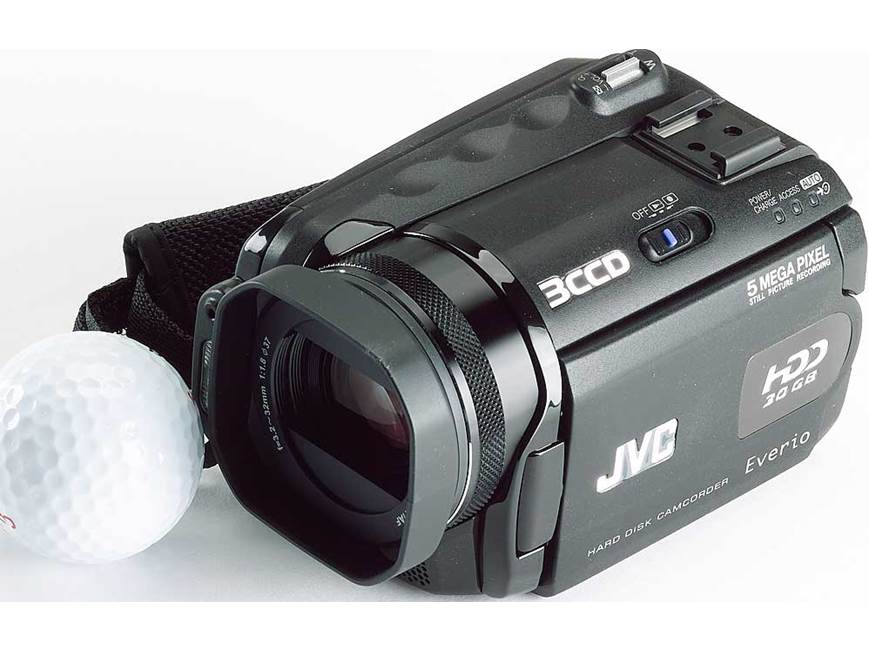 JVC GZ-MG505 30GB hard drive camcorder at Crutchfield