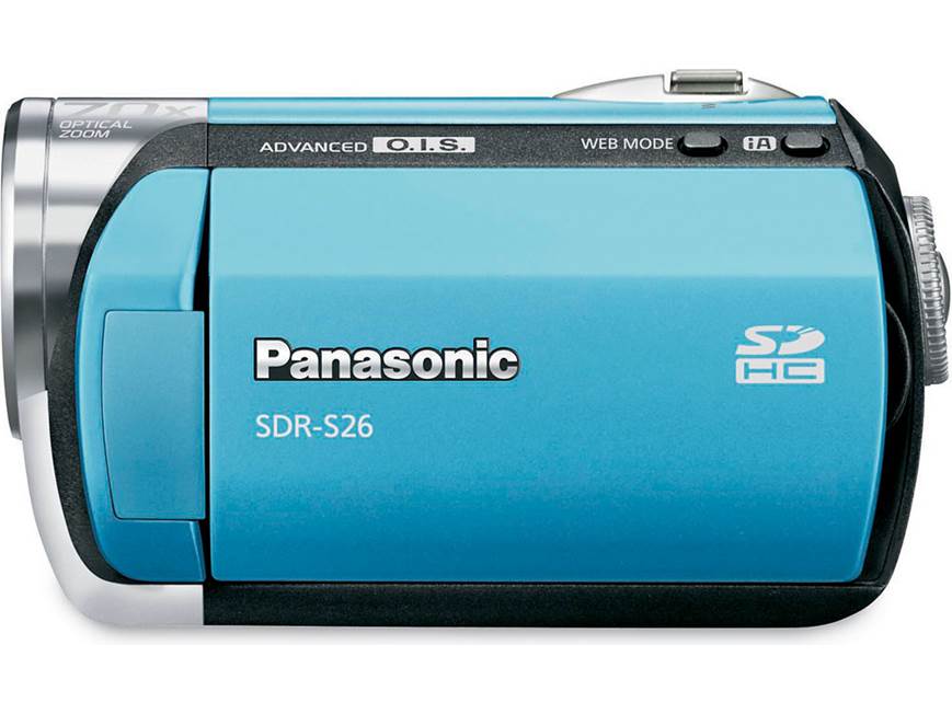 Panasonic SDR-S26 (Blue) SD™ memory card camcorder (Blue) at