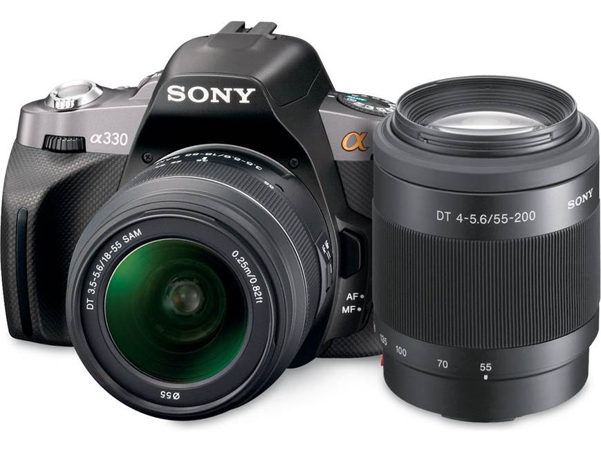 Sony Alpha DSLR-A330 Two-lens Kit 10.2-megapixel digital SLR
