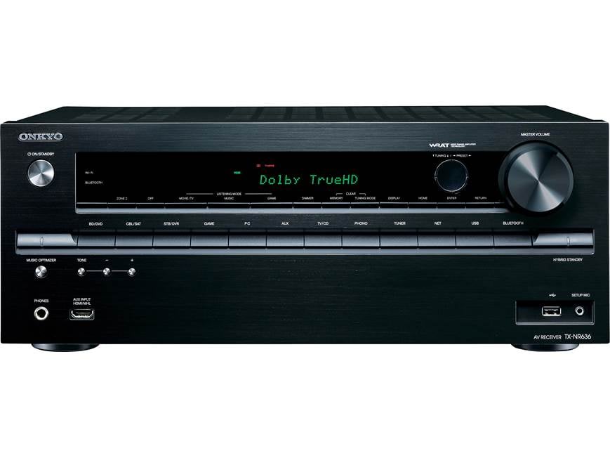 Onkyo TX-NR636 7.2-channel home theater receiver with Wi-Fi