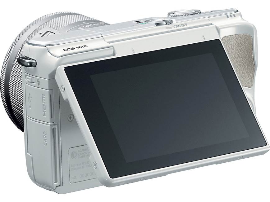 Canon EOS M10 Kit (White) 18-megapixel mirrorless camera with 15