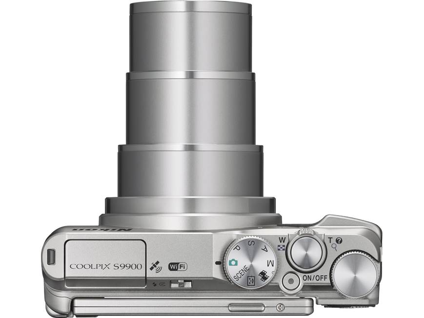 Nikon Coolpix S9900 (Silver) 16-megapixel camera with 30X optical