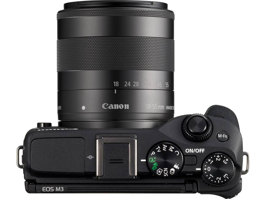 Canon EOS M3 Two Lens Kit 24-megapixel mirrorless camera with 18