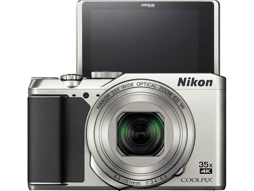 Nikon Coolpix A900 (Silver) 20-megapixel camera with 35X optical