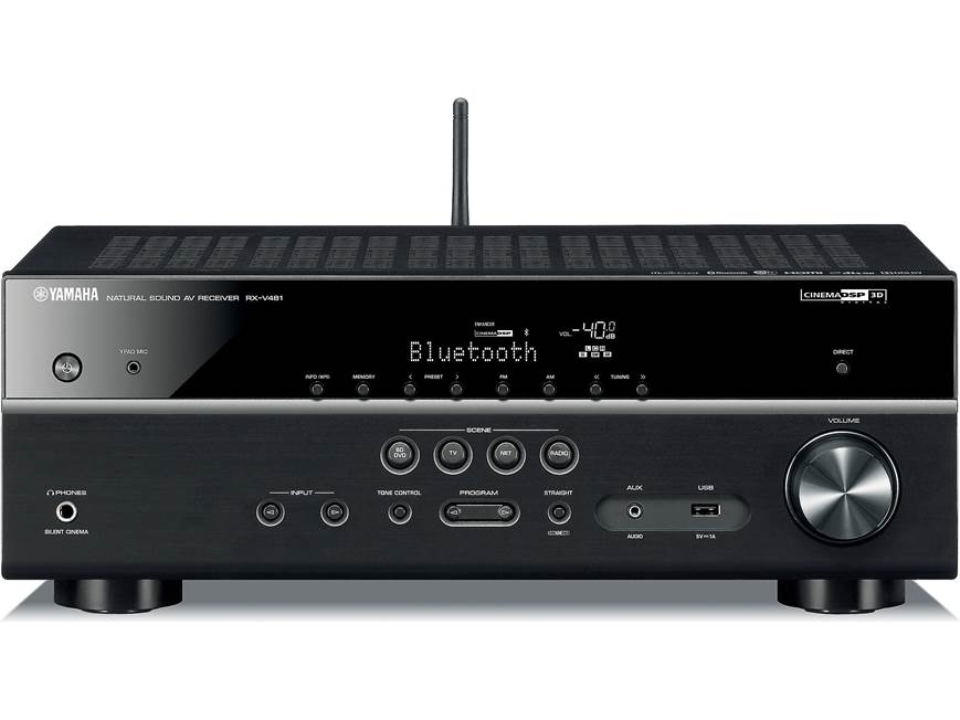 Yamaha RX-V481 5.1-channel home theater receiver with Wi-Fi