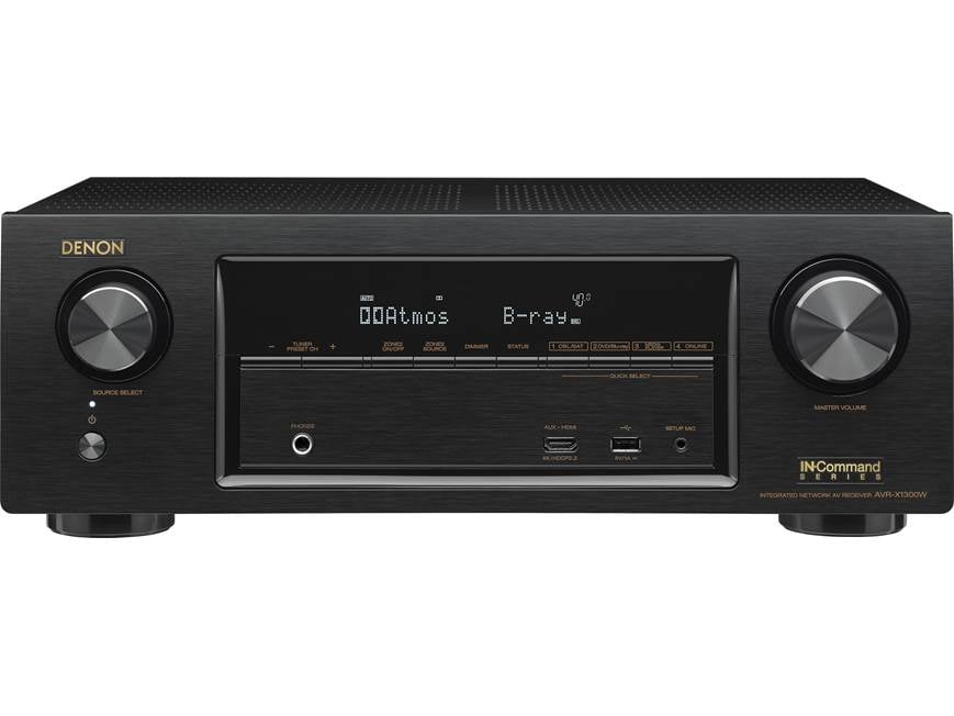 Denon AVR-X1300W 7.2-channel home theater receiver with Wi-Fi