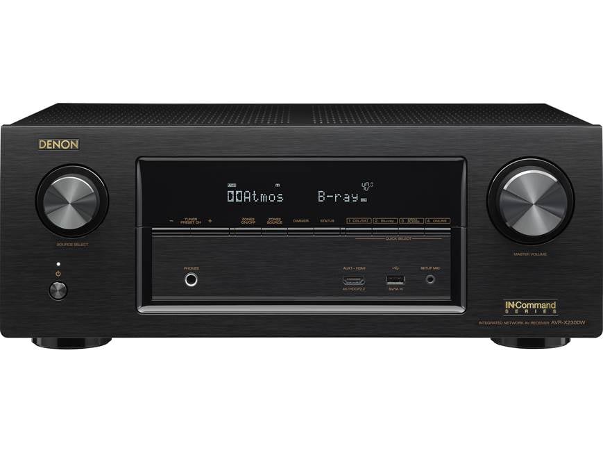 Denon AVR-X2300W 7.2-channel home theater receiver with Wi-Fi